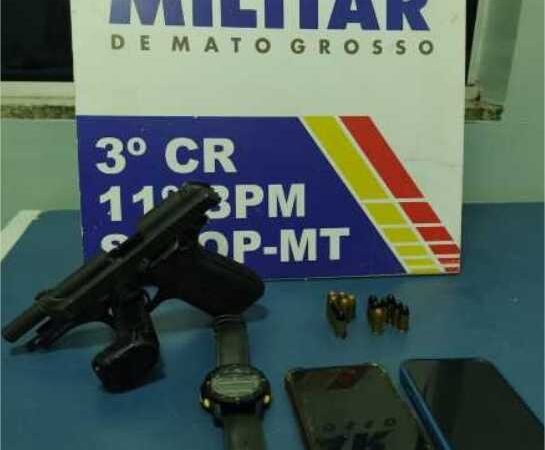 Dois homens são presos em flagrante por tentativa de homicídio em Sinop