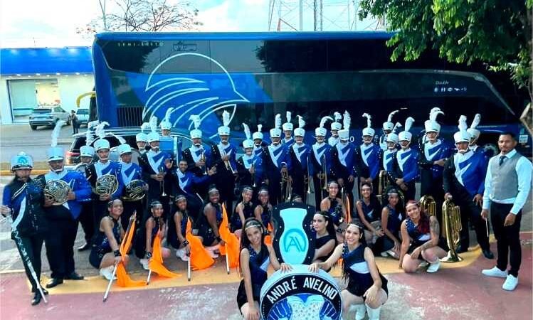 Banda de escola estadual de MT viaja ao Rio de Janeiro para competição de fanfarras