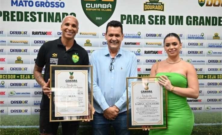 Deyverson recebe Título de Cidadão Cuiabano