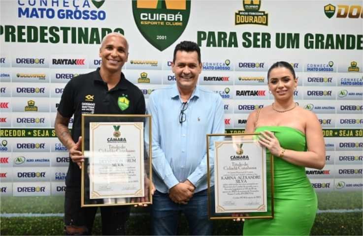 Deyverson recebe Título de Cidadão Cuiabano