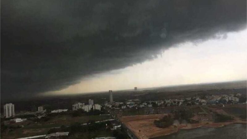 Inmet emite alerta de perigo potencial para tempestades com granizo em MT