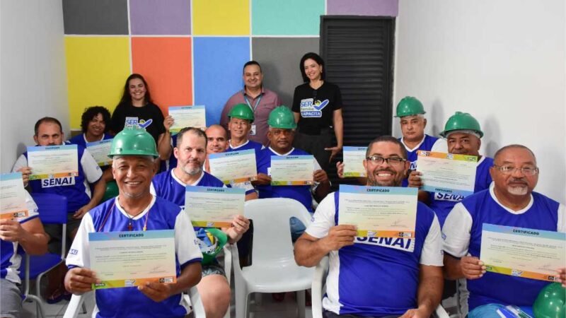 SER Família Capacita forma turma de pintores imobiliários na Cadeia Pública de Chapada dos Guimarães