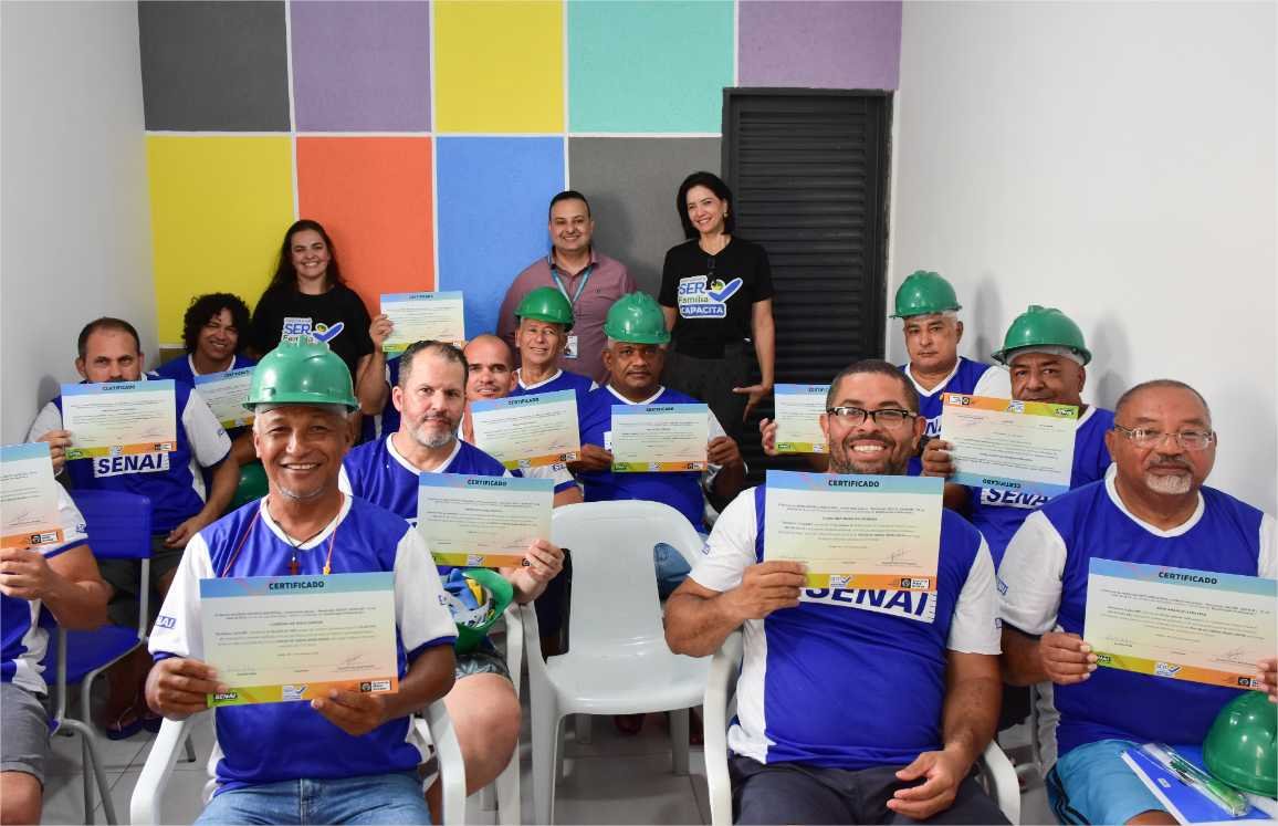 SER Família Capacita forma turma de pintores imobiliários na Cadeia Pública de Chapada dos Guimarães