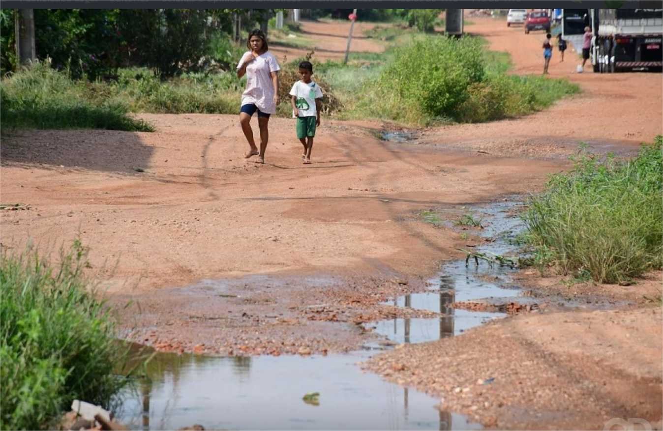 62,8% das residências não têm acesso à rede de esgoto em MT