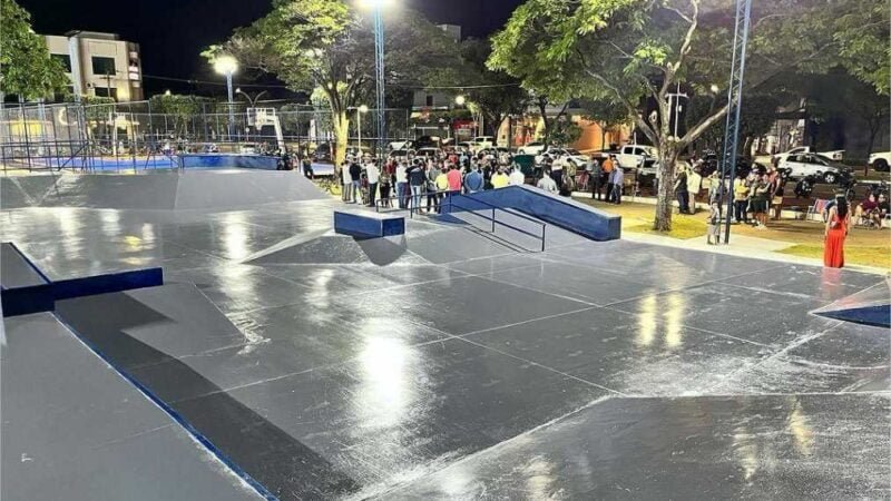 Pista com 745 m² garante segurança a skatistas e deve ser palco de novos talentos