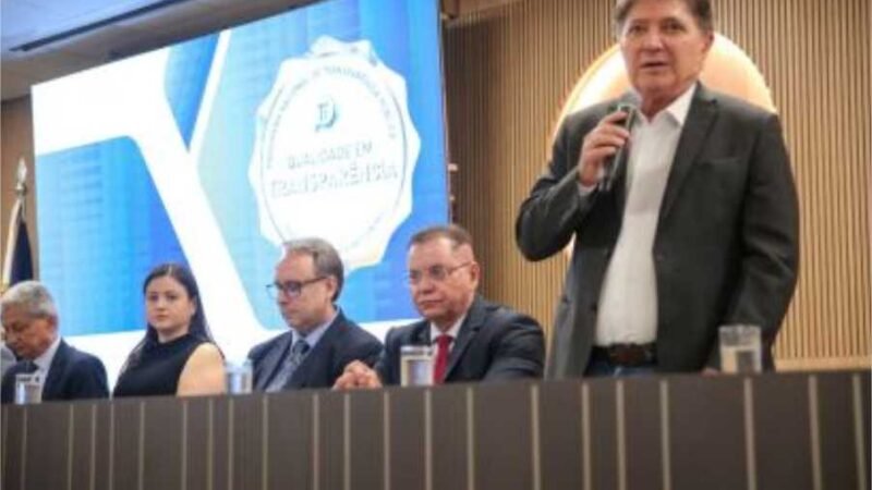 Assembleia Legislativa recebe do TCE Selo de Qualidade com 95,31% de transparência