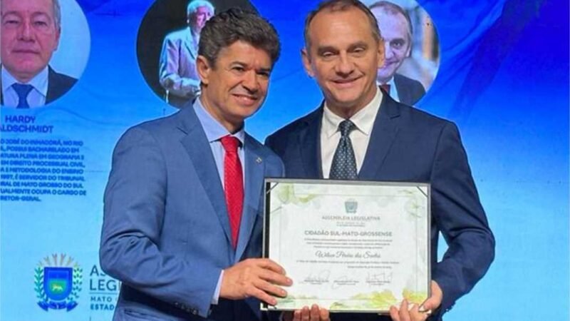 Agora sim: Wilson Santos é Cidadão Sul-mato-grossense