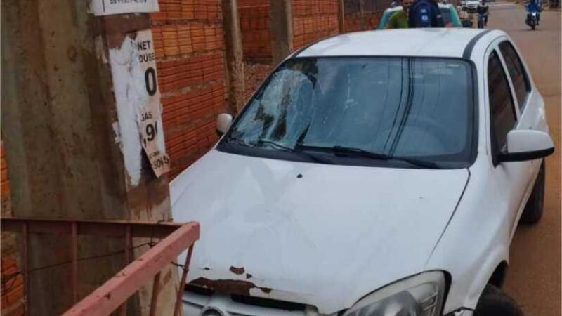 Homem é atropelado em ponto de ônibus de Várzea Grande