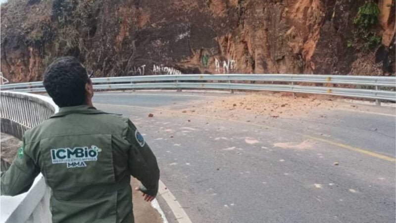MT-251 é interditada após novo deslizamento no Portão do Inferno