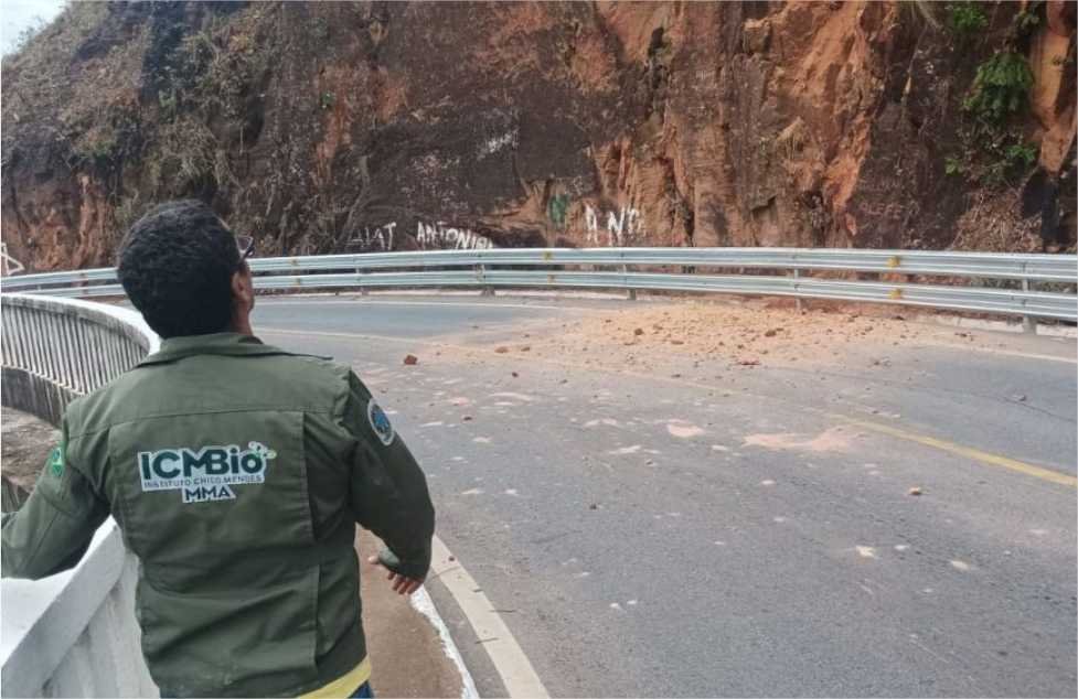 MT-251 é interditada após novo deslizamento no Portão do Inferno
