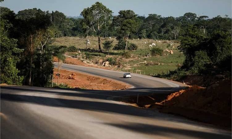 No primeiro ano de obras, Governo asfalta 81 km da MT-170