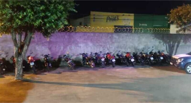 Grupo de motociclistas “Encontro do grau” é preso por promover manobras arriscadas