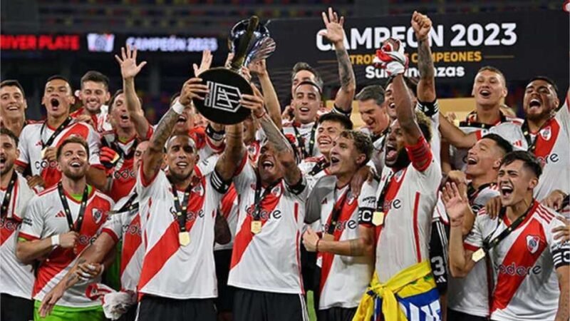 Com título, De La Cruz se despede do River: ‘Melhor ano da minha carreira’