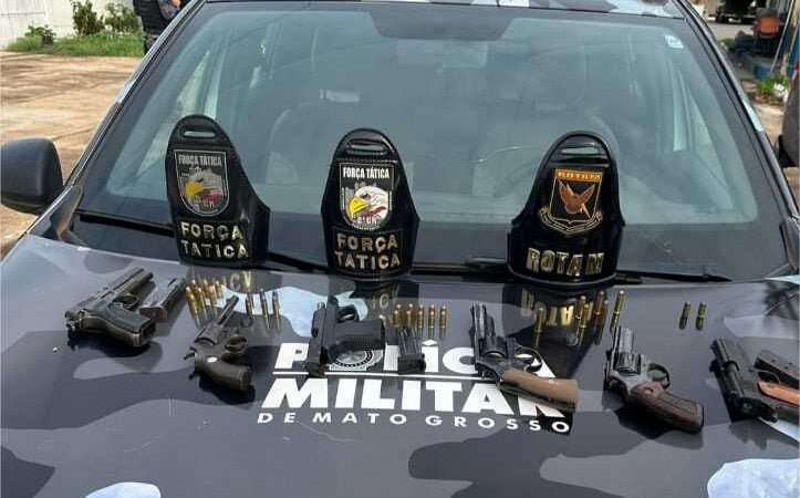 PM impede roubo a concessionária de veículos e prende oito integrantes de quadrilha