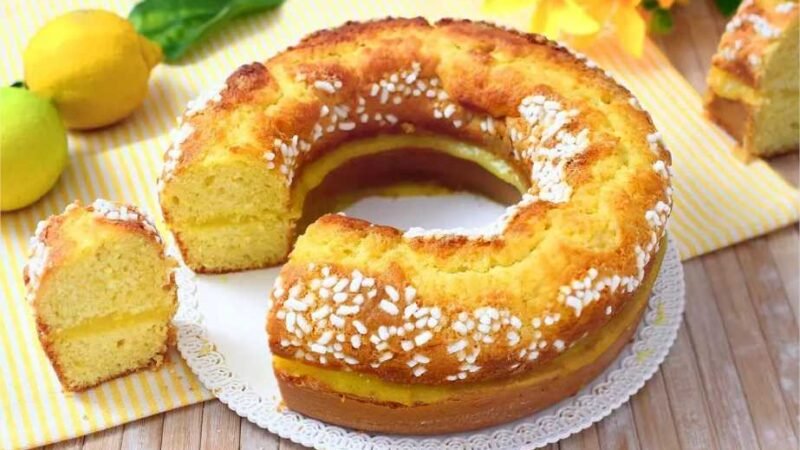 Bolo de limão sem farinha e sem manteiga, macio, perfumado e leve para o Natal