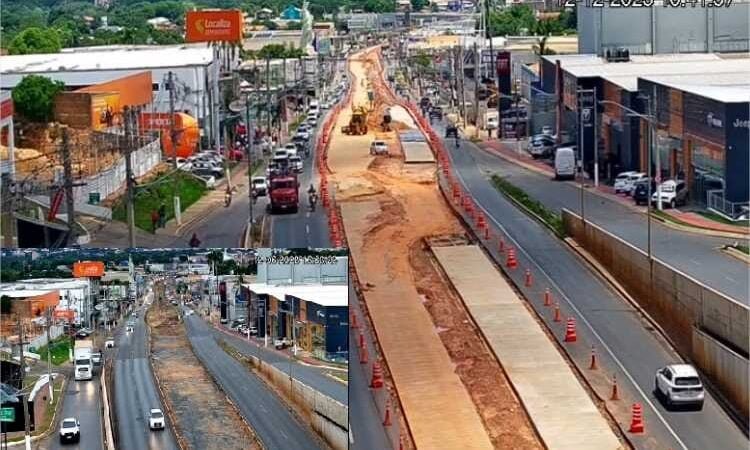 Câmeras mostram evolução de obras realizadas pelo Governo do Estado