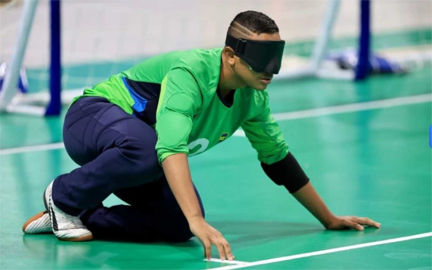 Atleta do Projeto Olimpus MT é convocado para a Seleção de base de goalball