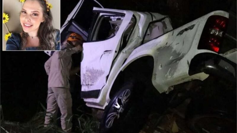 Engenheira morre e marido fica ferido em acidente no interior