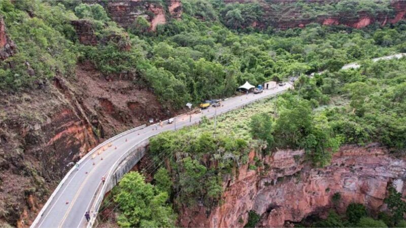 Trânsito no Portão do Inferno está bloqueado das 9h às 11h