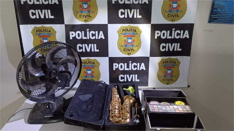 Polícia Civil recupera saxofone avaliado em R$ 8 mil furtado em Cáceres