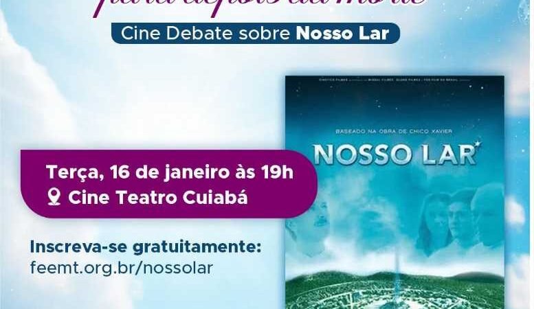 Federação realiza sessão gratuita do filme Nosso Lar e traz debate sobre sequência do longa