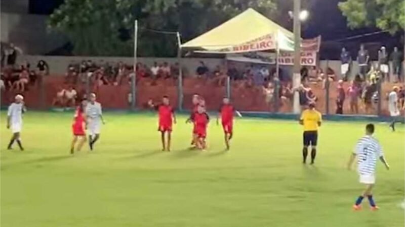 Unidos do Banquinho goleia do Tropa do Milênio na abertura do Peladão: 5 a 1