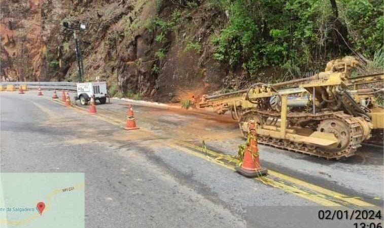 Sinfra inicia teste para instalação de telas de contenção nos paredões do Portão do Inferno
