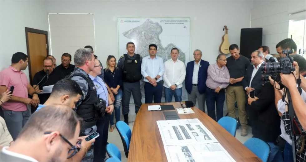 Convênio garante construção das sedes do CR2, Força Tática e 4º Batalhão no Chapéu do Sol