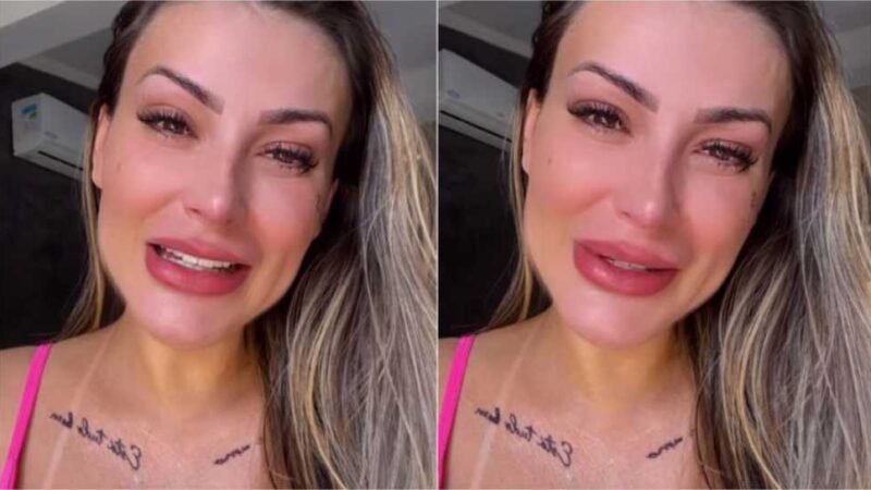 Andressa Urach rebate acusações de ter abandonado o caçula