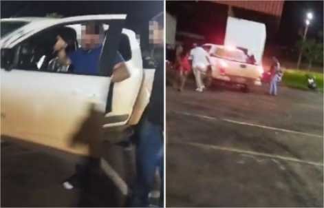 Motorista de S10 atropela casal após discussão e foge