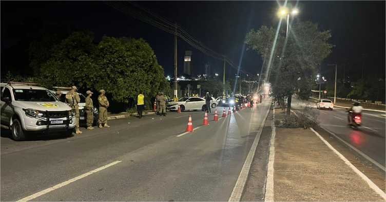 Lei Seca prende 4 motoristas embriagados e confecciona 63 multas em Cuiabá