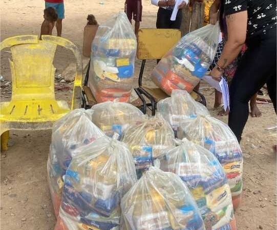 CRAS Getúlio Vargas entrega benefícios eventuais à comunidade de indígenas venezuelanos da etnia Warao