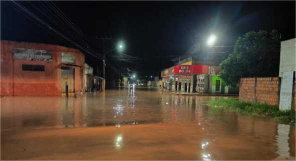 Prefeitura de Cáceres declara situação de emergência e calamidade pública em razão das chuvas