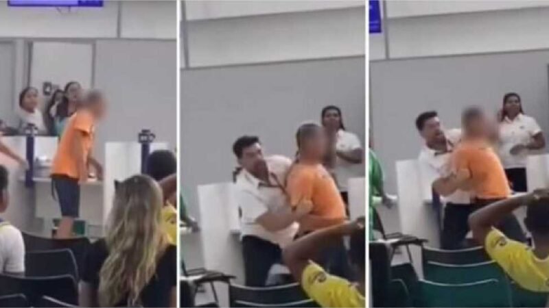 Homem se revolta e ameaça atendente do Ganha Tempo de morte ao ter benefício negado; veja vídeo