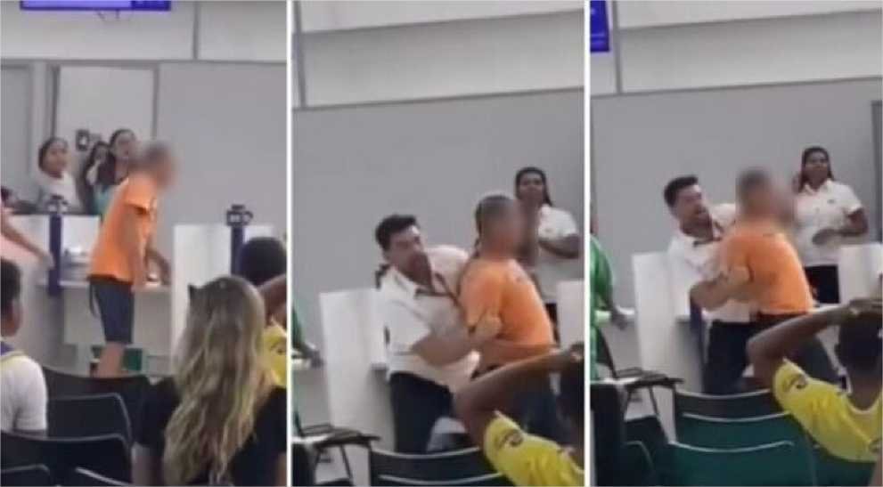 Homem se revolta e ameaça atendente do Ganha Tempo de morte ao ter benefício negado; veja vídeo