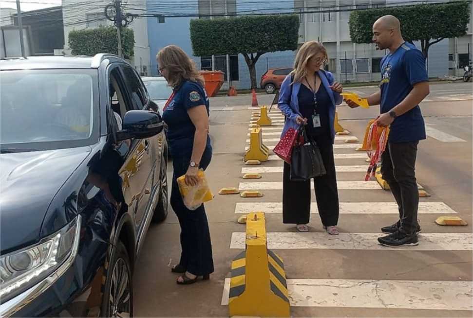 Detran-MT realiza ações educativas para prevenção de acidentes
