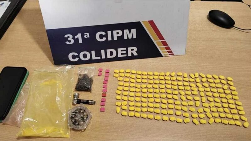 Adolescente em Colíder é detido com mais de 200 comprimidos de ecstasy