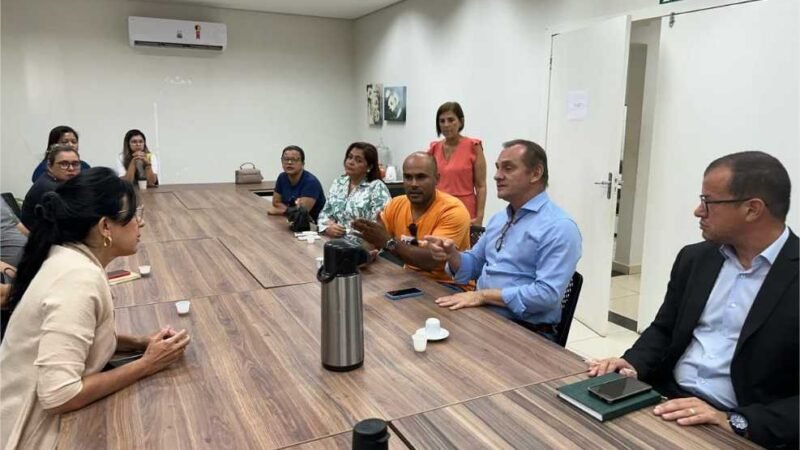 Wilson Santos visita Cáceres após a inundação provocada pelas chuvas