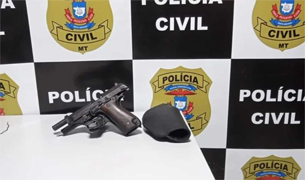 Autor de violência doméstica é preso em posse de arma de fogo