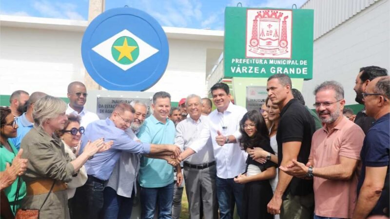 Várzea Grande marca história com inauguração de mais uma Estação de Tratamento de Água