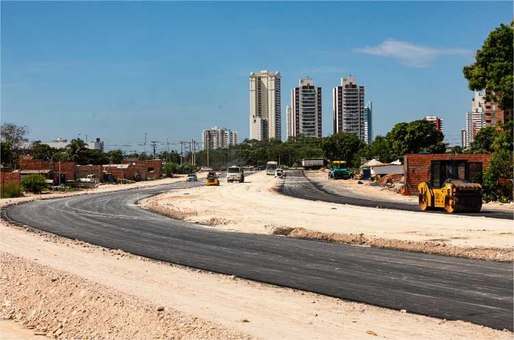 Obras do prolongamento da Avenida Parque do Barbado chegam a 90% de execução