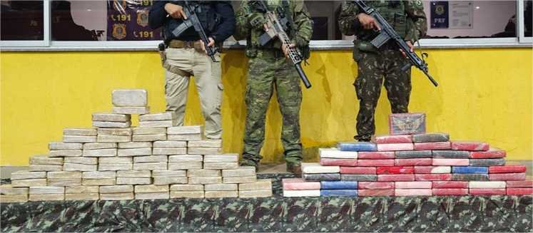 Gefron apreende 112 tabletes de entorpecentes e causa prejuízo ao crime de R$ 2,3 milhões