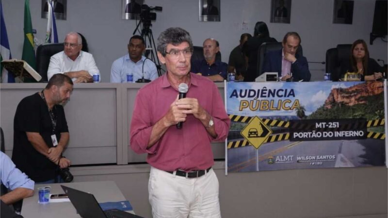 Estudos técnicos para recuperação da MT-215 ainda estão em andamento, diz Sinfra