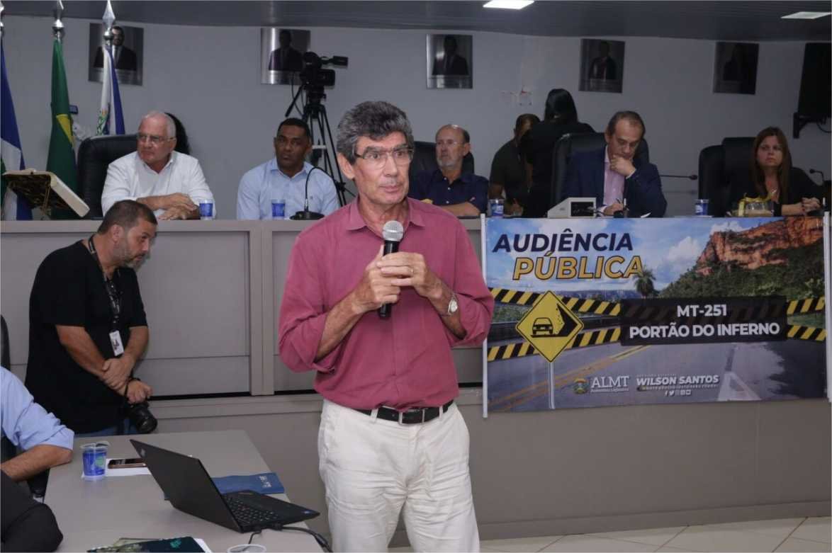 Estudos técnicos para recuperação da MT-215 ainda estão em andamento, diz Sinfra