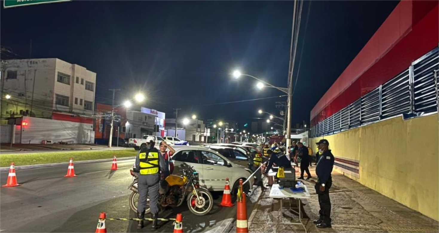 Operações realizadas em duas avenidas de Cuiabá resultam na prisão de 15 motoristas por embriaguez