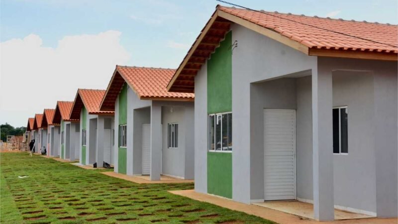 Casas populares do programa SER Família Habitação em Lucas do Rio Verde estão 40% concluídas