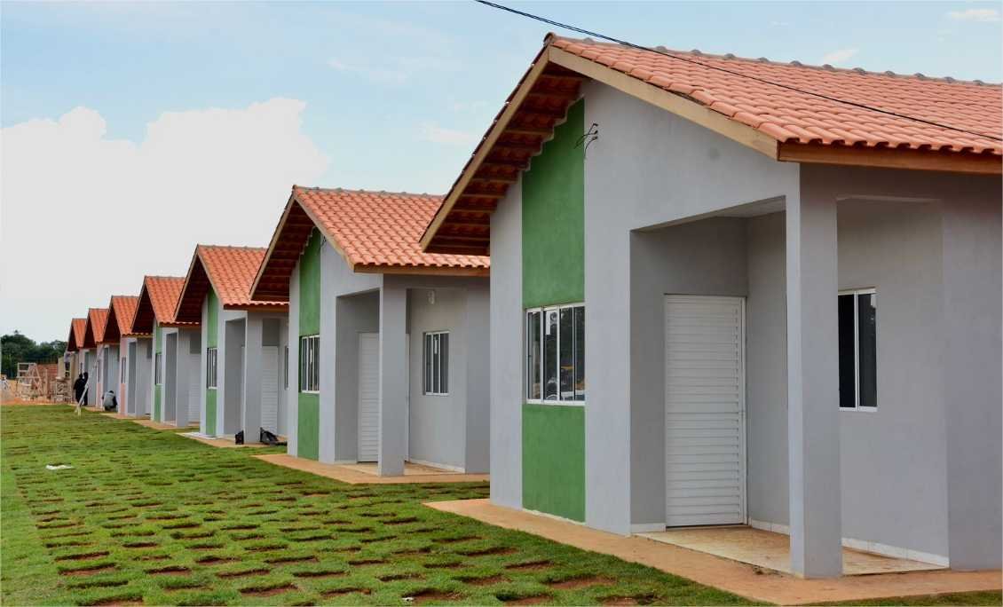 Casas populares do programa SER Família Habitação em Lucas do Rio Verde estão 40% concluídas