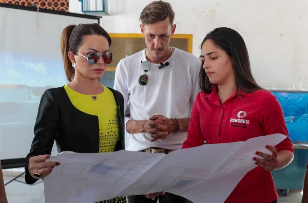 Convidada como embaixadora e madrinha do projeto CEDIS, primeira-dama de MT visita instituição