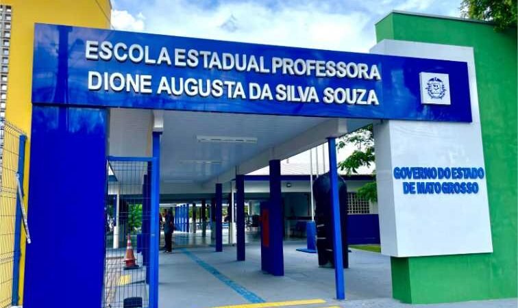 Governo de MT entrega reforma geral de escola estadual em Cuiabá
