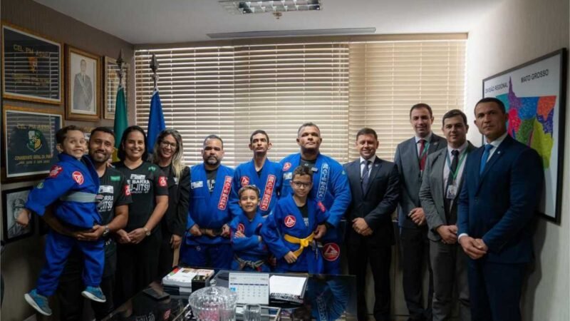 Coronel Assis recebe paratletas de jiu-jítsu de MT na Câmara Federal